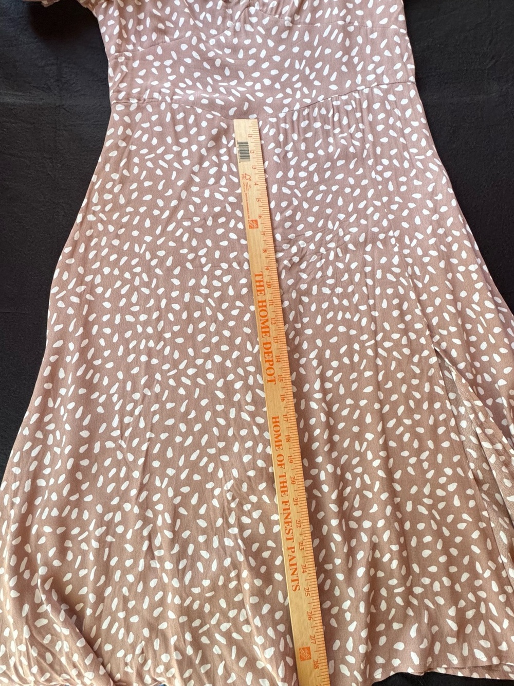 Petal & Pup Blush Midi Dress with Cream Dot Print - Picture 12 of 16